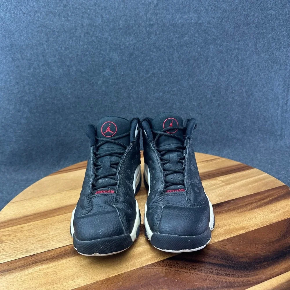 Air Jordan 13 Reverse He Got Game Shoes Kids Size 2Y GS Black White 414575-061